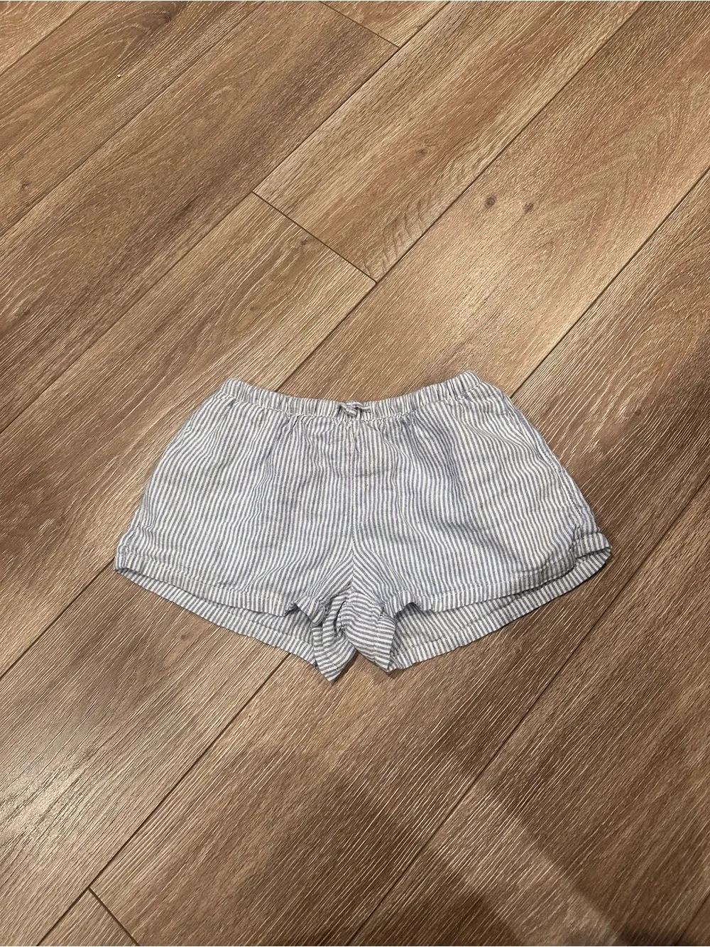 Old Navy Blue and White Pinstripe Girls' Casual Shorts